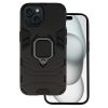 Armor Ring iPhone 15 Plus ütésálló hátlap, tok, fekete
