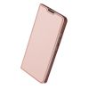 Dux Ducis Skin Pro iPhone 13 Mini oldalra nyíló tok, rozé arany