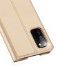 Dux Ducis Skin Pro Samsung Galaxy A02s/A03s oldalra nyíló tok, arany