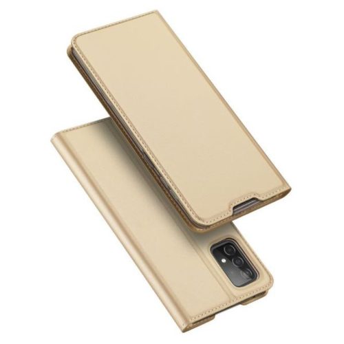 Dux Ducis Skin Pro Samsung Galaxy A52 4G/A52 5G/A52s 5G oldalra nyíló tok, arany