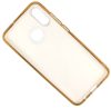 Glitter Case Gold Flower Samsung Galaxy A50 hátlap, tok, arany