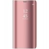 Clear View Case cover Samsung Galaxy A10 oldalra nyíló tok, rózsaszín