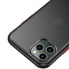 Matt Case Samsung Galaxy Note 20 Ultra hátlap, tok, fekete-piros