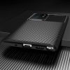 Carbon Fiber Samsung Galaxy Note 20 ütésálló hátlap, tok, sötétkék