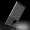 Carbon Fiber Samsung Galaxy Note 20 ütésálló hátlap, tok, sötétkék
