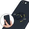 Silicone Ring Magnetic iPhone 7/8/SE (2020) hátlap, tok, sötétkék
