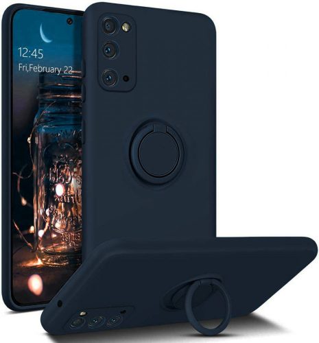 Silicone Ring Magnetic Xiaomi Redmi Note 10/10S hátlap, tok, sötétkék