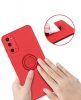 Silicone Ring Magnetic Xiaomi Redmi Note 10 Pro hátlap, tok, piros