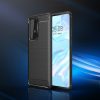 Carbon Case Flexible Huawei P40 Pro/Pro+ hátlap, tok, fekete