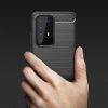 Carbon Case Flexible Huawei P40 Pro/Pro+ hátlap, tok, fekete