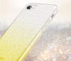 Glitter Case Huawei P20 lite hátlap, tok, ezüst-arany