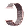 Tech-Protect Apple Watch 1/2/3/4/5 nylon 38/40mm óraszíj tépőzáras rögzítéssel, szürke-rozé arany