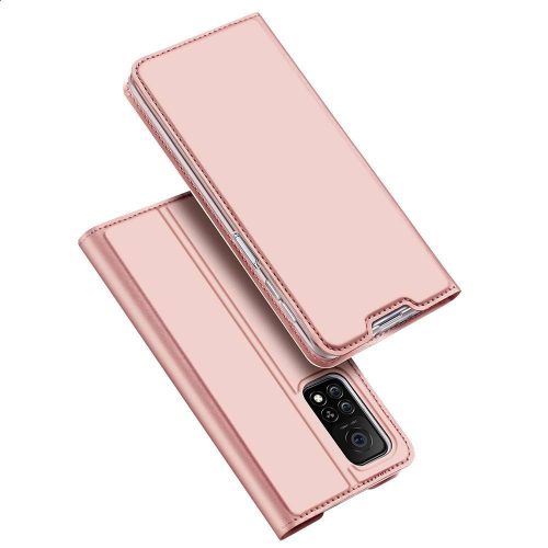 Dux Ducis Skin Pro Xiaomi Mi 10T/10T Pro oldalra nyíló tok, rózsaszín