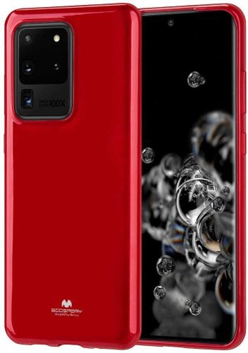 Mercury Goospery Samsung Galaxy S20 Ultra Jelly Case hátlap, tok, piros