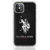U.S. Polo iPhone 12/12 Pro Big Horse hátlap, tok, fekete