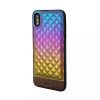 Uunique iPhone Xs Max Dip Dye Metallic Hard Shell hátlap, tok, szivárvány