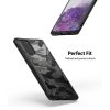 Ringke Fusion X Samsung Galaxy S20 Plus hátlap, tok, mintás, fekete