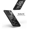 Ringke Fusion X Samsung Galaxy S20 Ultra hátlap, tok, mintás, fekete