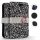 Zizo Diamond Bling Samsung Galaxy S9 oldalra nyíló tok, kártyatartóval, fekete