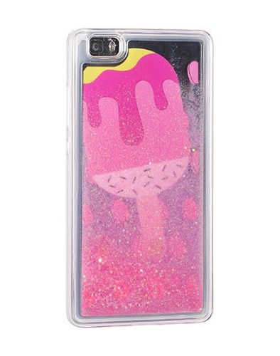 Water Case Ice Cream Samsung Galaxy J3 (2017) hátlap, tok, rózsaszín