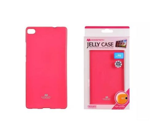 Mercury Goospery Jelly Huawei P8 hátlap, tok, rózsaszín