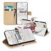 Wallet Desing Skull iPhone 7 Plus/8 Plus oldalra nyíló tok, koponya mintás, színes