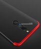 Full Body Case 360 Huawei Mate 10 Lite, hátlap, tok, fekete-piros