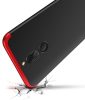 Full Body Case 360 Huawei Mate 10 Lite, hátlap, tok, fekete-piros