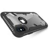 Zizo Proton Armor iPhone X/Xs hátlap, tok és 3D teljes kijelzős edzett üvegfólia, fekete-átlátszó