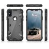 Zizo Proton Armor iPhone X/Xs hátlap, tok és 3D teljes kijelzős edzett üvegfólia, fekete-átlátszó