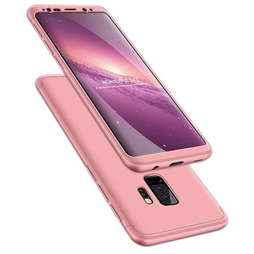 Full Body Case 360 Samsung Galaxy S9 Plus, hátlap, tok, rózsaszín