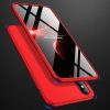 Full Body Case 360 iPhone Xs Max, hátlap, tok, logo szabadon, piros