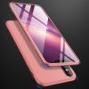 Full Body Case 360 iPhone Xs Max, hátlap, tok, logo szabadon, rozé arany